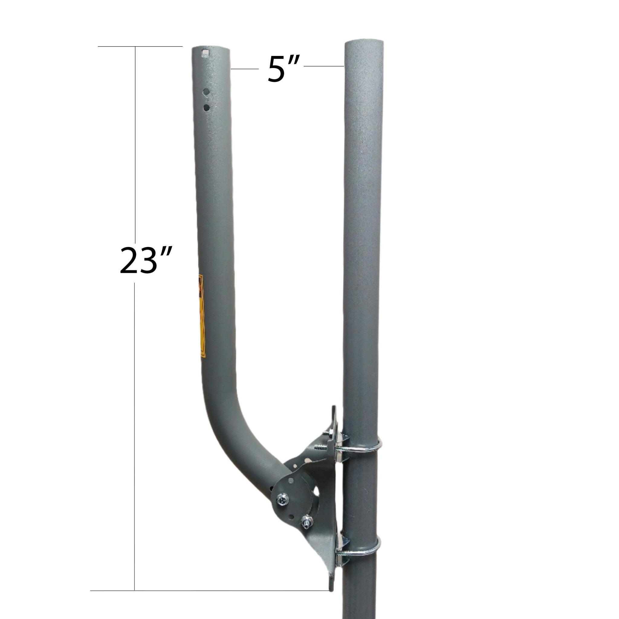 22" x 1 5/8" OD J - Mount with U - Bolt - V - Jaw Assembly - The Satellite Shop