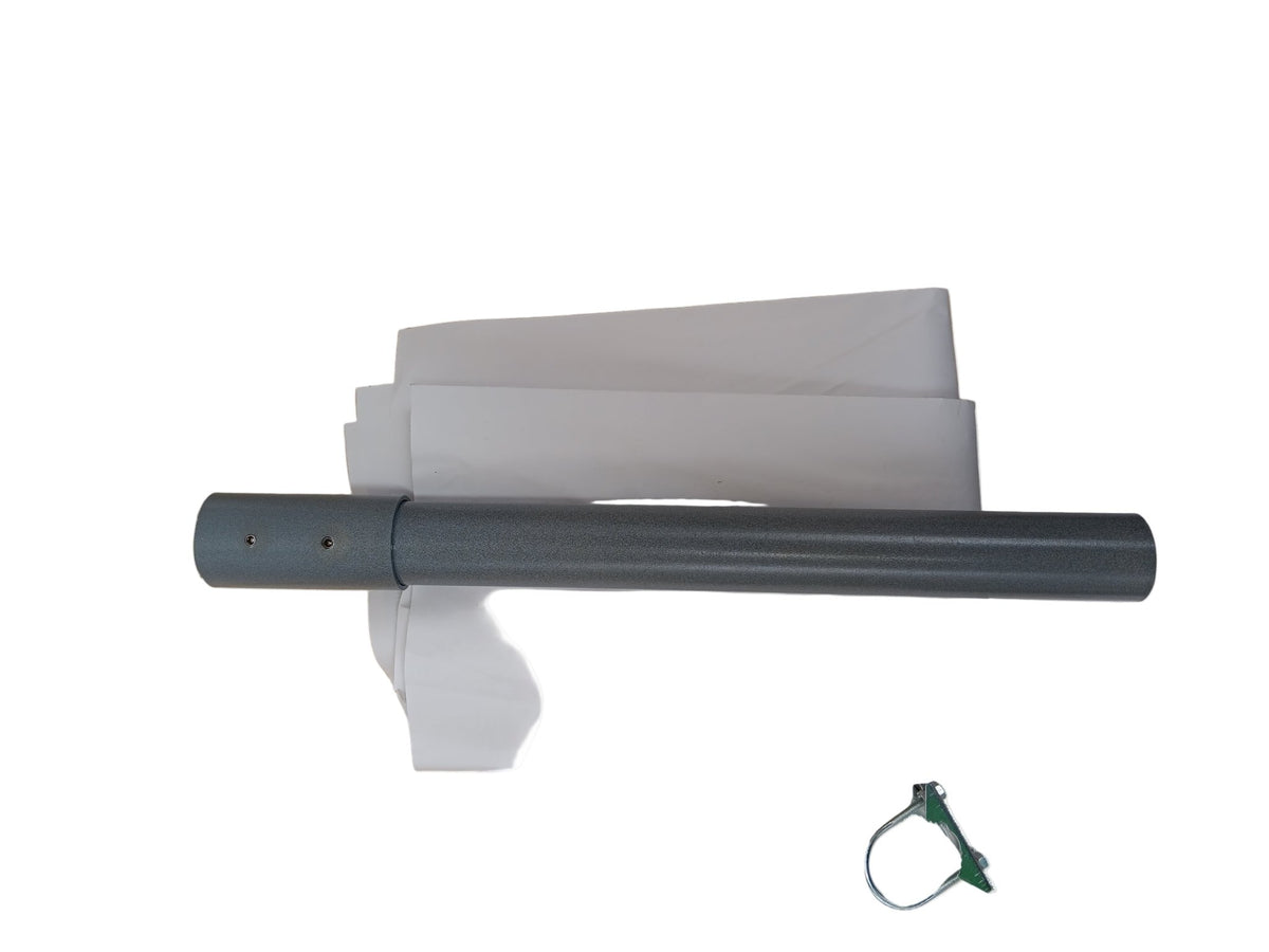 1 5/8" General Utility Mast, Powder Coated Grey, 18" - 36" - The Satellite Shop