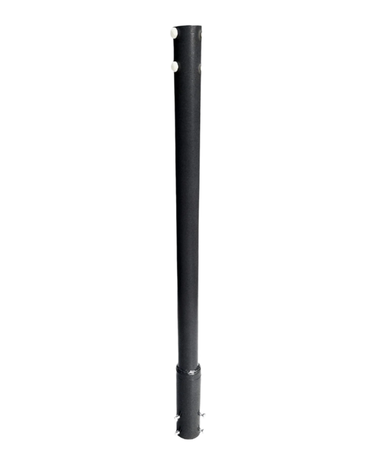 Perfect Vision Pipe Adapter For DIRECTV KA/KU Slimline HD Dish – 2" OD, 8" Long, Black Steel