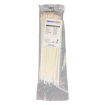 11" White Nylon Zip Ties, Indoor/Outdoor, 50lb, Heavy Duty, Directv Approved - The Satellite Shop