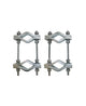 1.5" to 3.5" OD Heavy Duty Pipe to Pipe Clamps, QTY 2 (PV - BC - 30 - 10) - The Satellite Shop