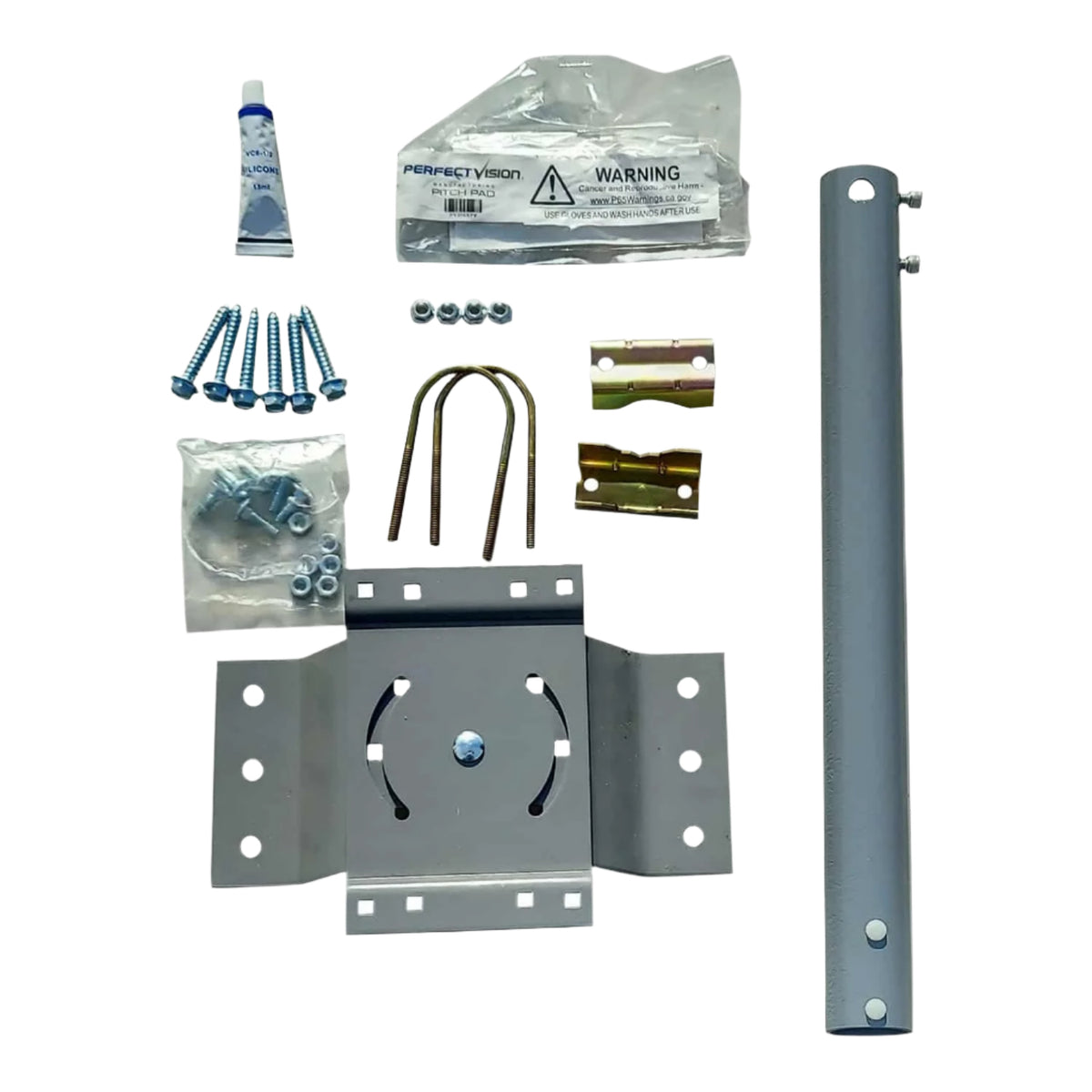 EZ Mount V2 Starlink Eave Mount Kit – Mast & Hardware Included SEMtV212