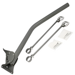 2 in OD Directv J Mount with Support Braces for Wall or Roof - The Satellite Shop