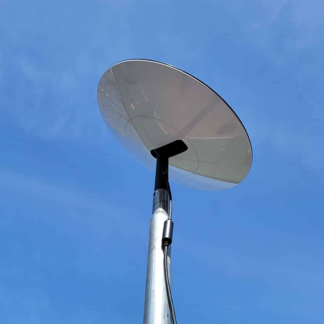 3 Ft Starlink Pole Mount for v1 Round Dish (GP - 36SL) - The Satellite Shop