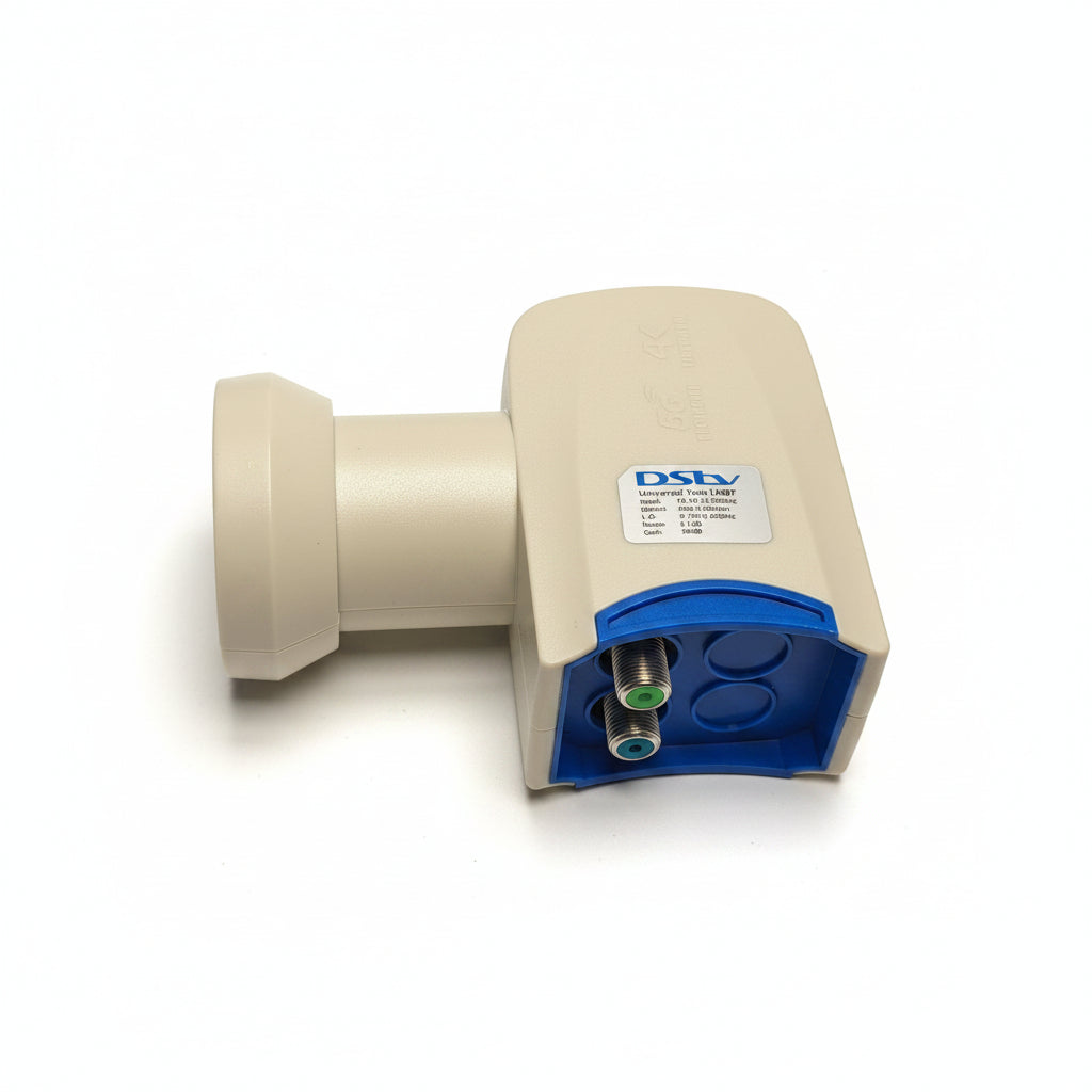 DSTV Universal FTA Twin LNBF 0.1dB — 3-Year Warranty