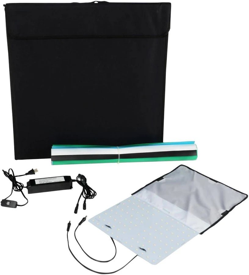 40cm Photo Box Studio Kit – 72W 5500K LED - The Satellite Shop