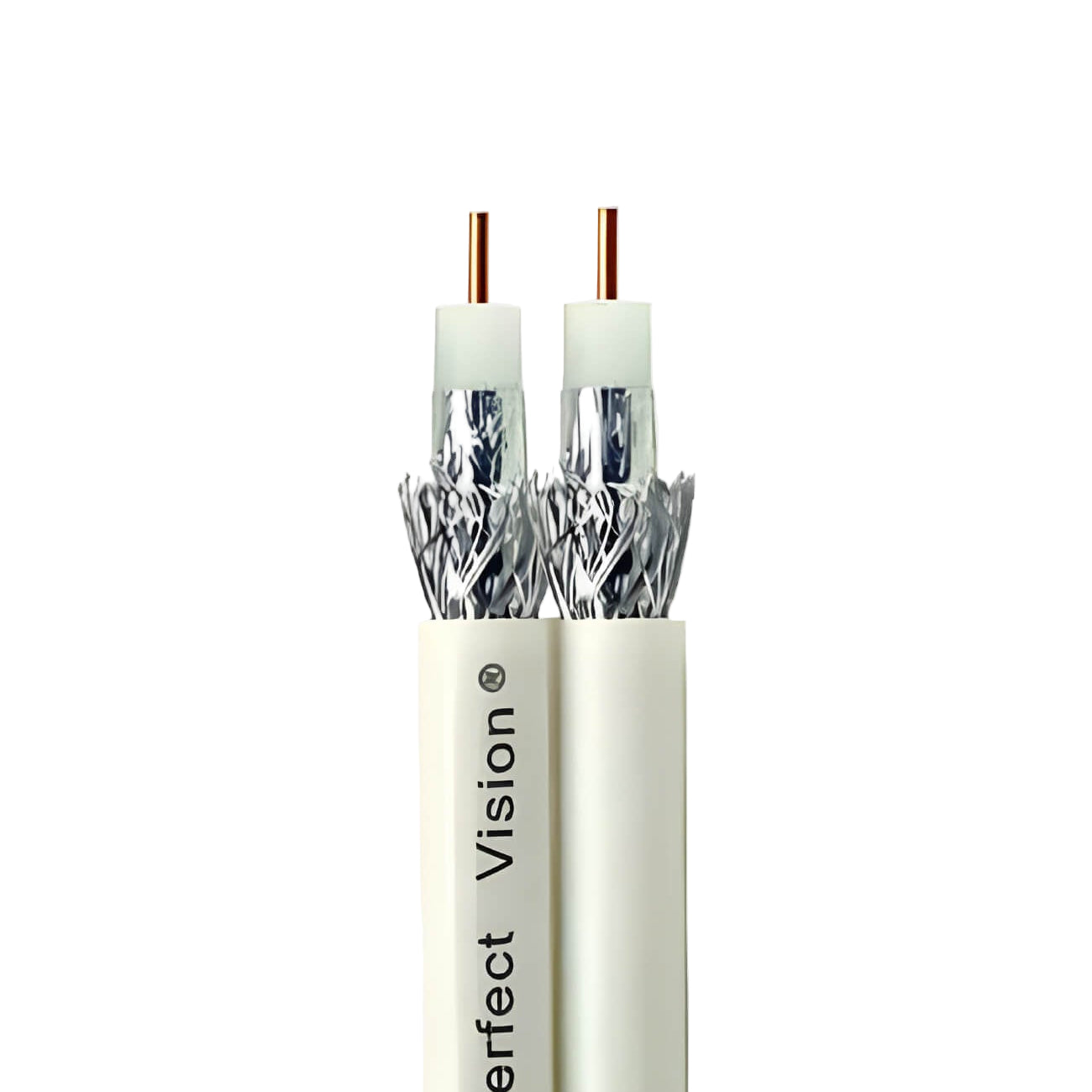 500’ White Dual RG6 Coaxial Cable, Directv Approved (CB2W06DSCR0 - 05) - The Satellite Shop