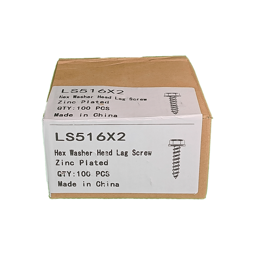 5/16 x 2 inch Hex Washer Head Lag Screws Bolts - The Satellite Shop