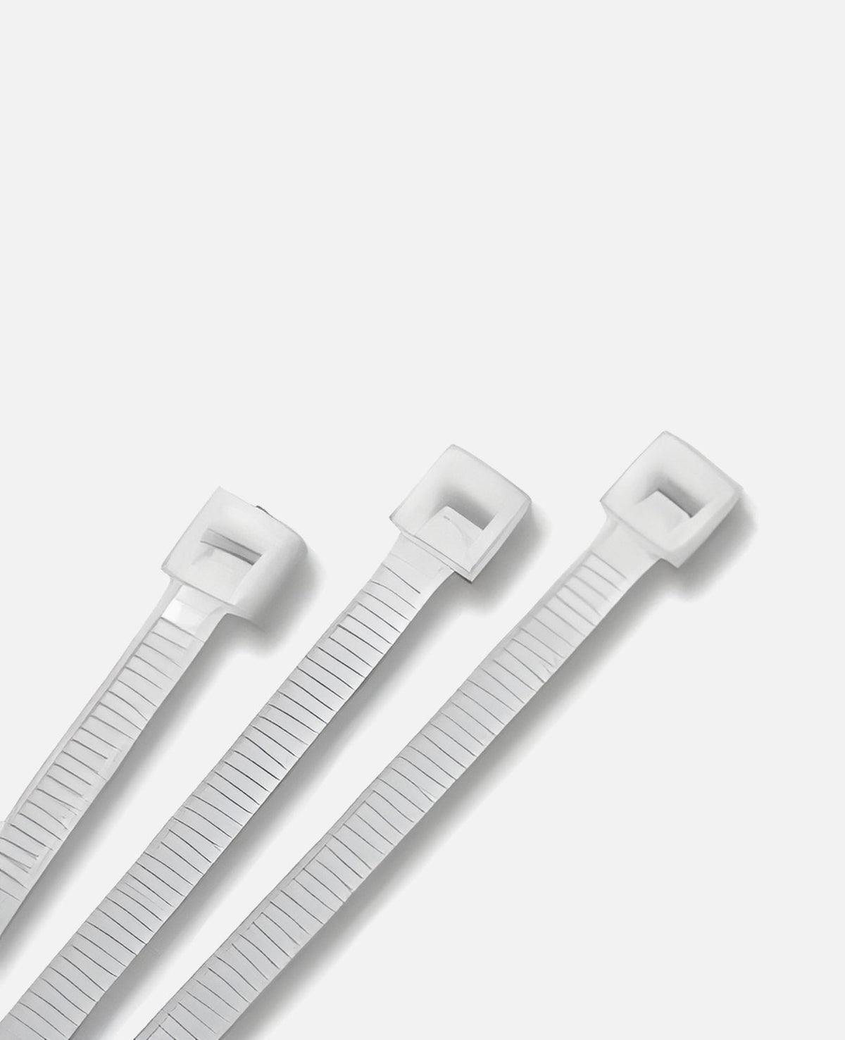 7" White Nylon Zip Ties, Indoor/Outdoor, 50lb, Heavy Duty, Directv Approved - The Satellite Shop