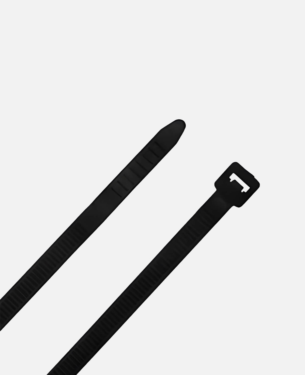 11" Black Nylon Zip Ties, Indoor/Outdoor, 50lb, Heavy Duty