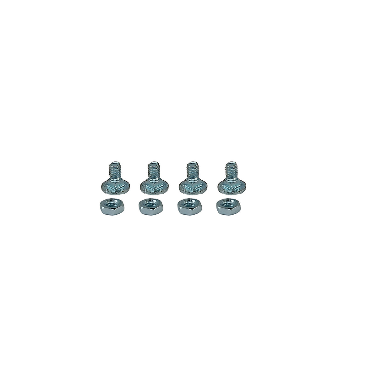 Carriage Bolt and Nut Set 4/set for Eave Facia Mount Attachment