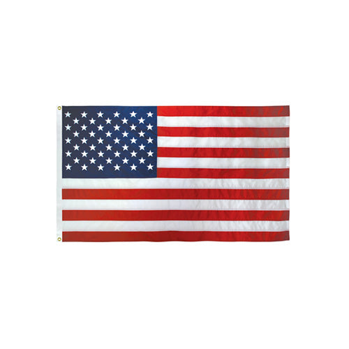Cotton US Flag With Header And Grommets