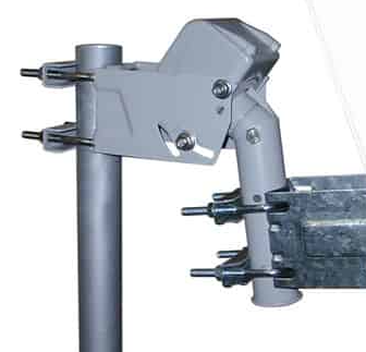 "Y" StyleChimney Antenna Mount with 4" Stand-off and Galvanized 12' Steel Straps (PVCM24)