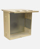 APB2424M Lock Box, 24x24x11, Metal Backboard(Beige) - The Satellite Shop