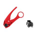 Coax Cable Stripper for RG59/6/11/7, w/RG59/6/11/7 Blade,Red (PV1596250) - The Satellite Shop