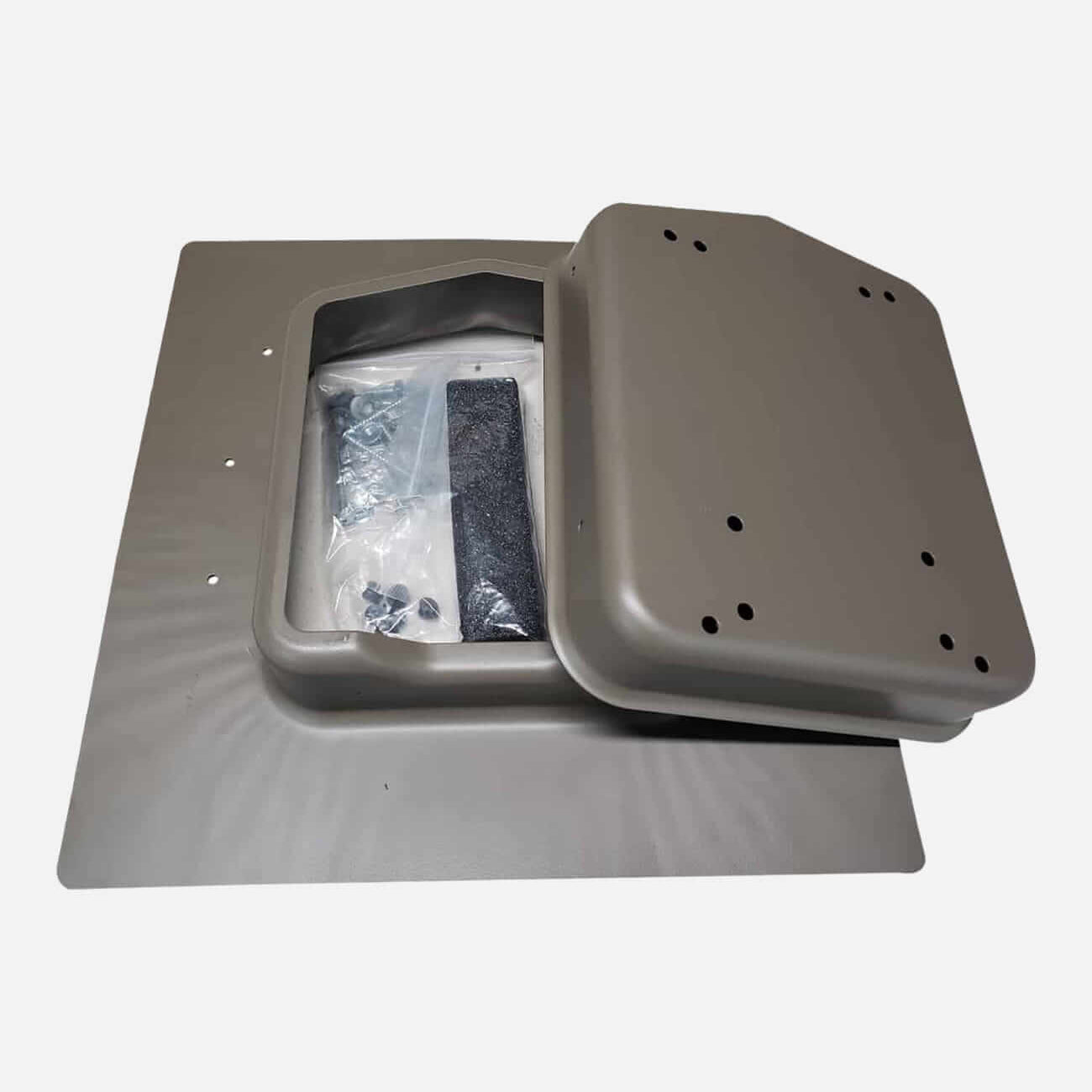Commdeck Antenna Mounting System, Weathered Wood (Commdeck 0171 WWD) - The Satellite Shop