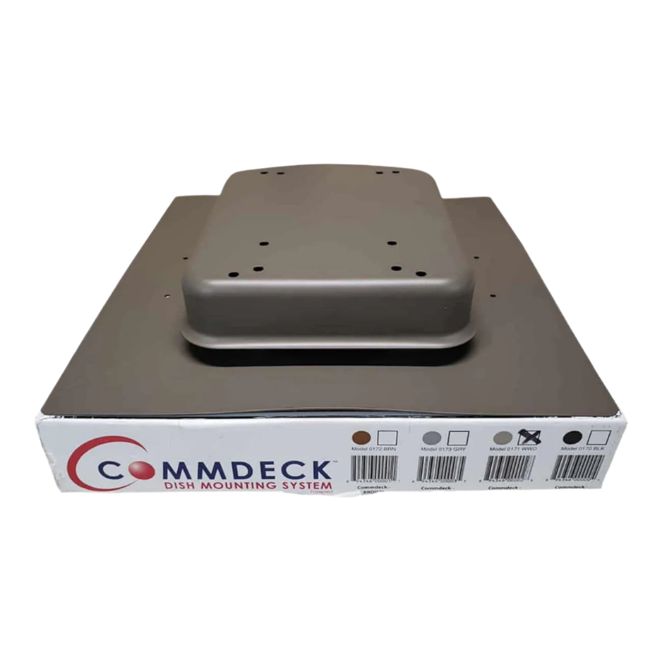 Commdeck Antenna Mounting System, Weathered Wood (Commdeck 0171 WWD) - The Satellite Shop