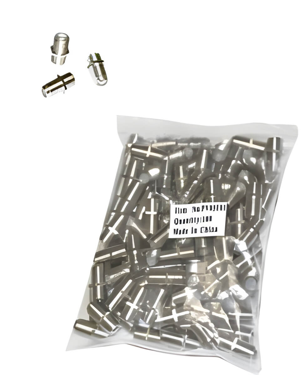 CONNECTOR, F BARREL 100PC/BAG - The Satellite Shop