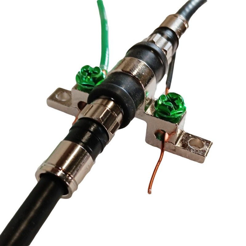 Custom Cut RG6 Coaxial Cable with Connectors and Ground Wire, Single, 3GHZ, 75 Ohm, Directv Approved, Sold at 45 cents per foot - The Satellite Shop