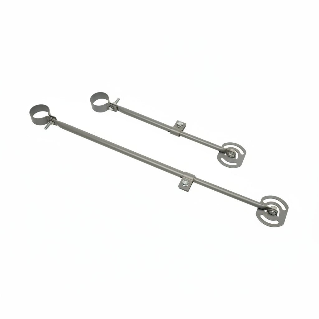 DirecTV 2" OD Mast Support Braces - Long &amp; Short Set - The Satellite Shop