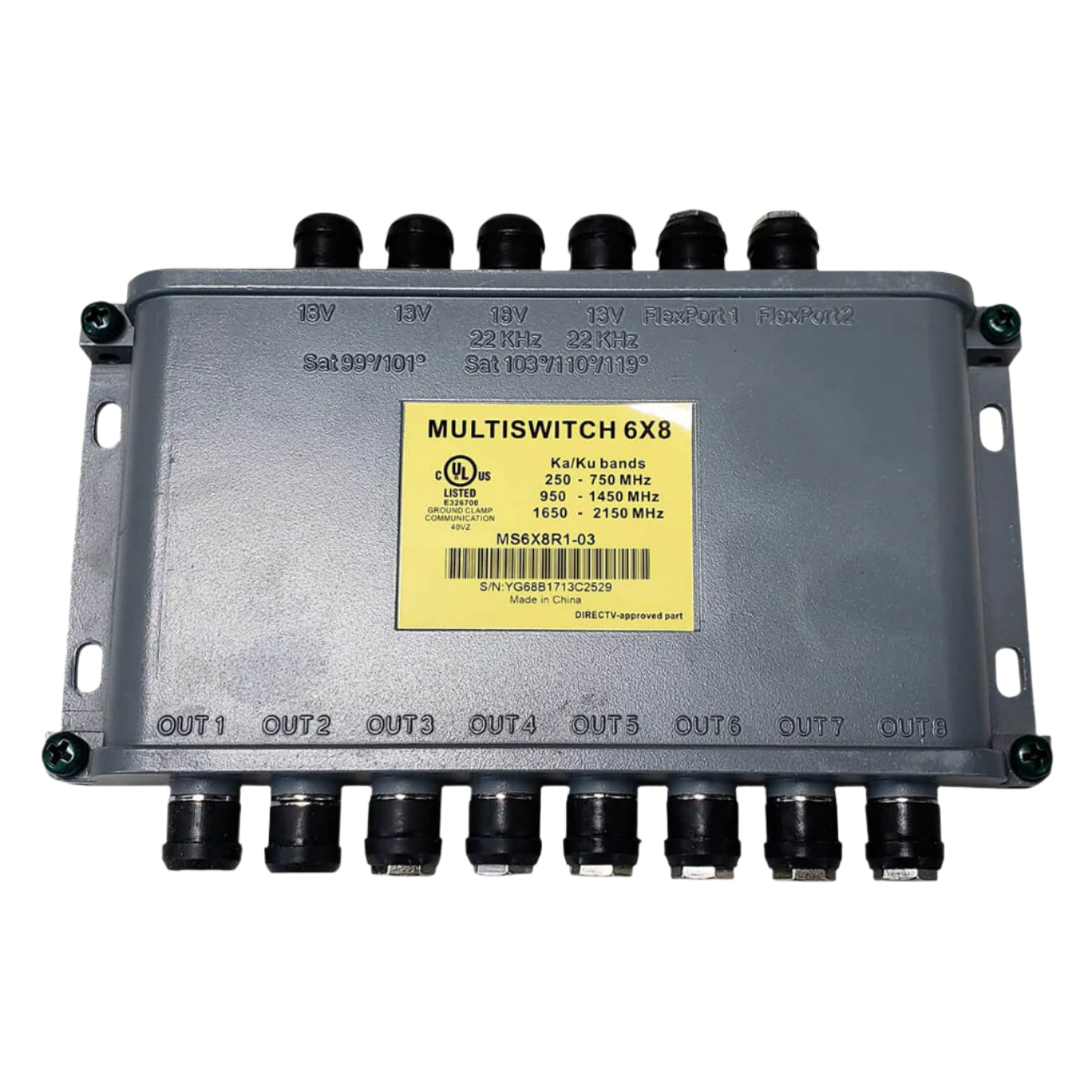 Directv 6x8 Wideband KaKU Multiswitch (wb68) - The Satellite Shop