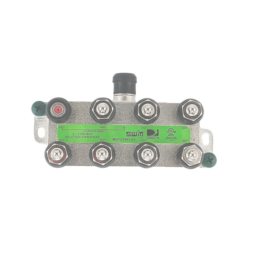 Directv 8 Way SWM Splitter - The Satellite Shop
