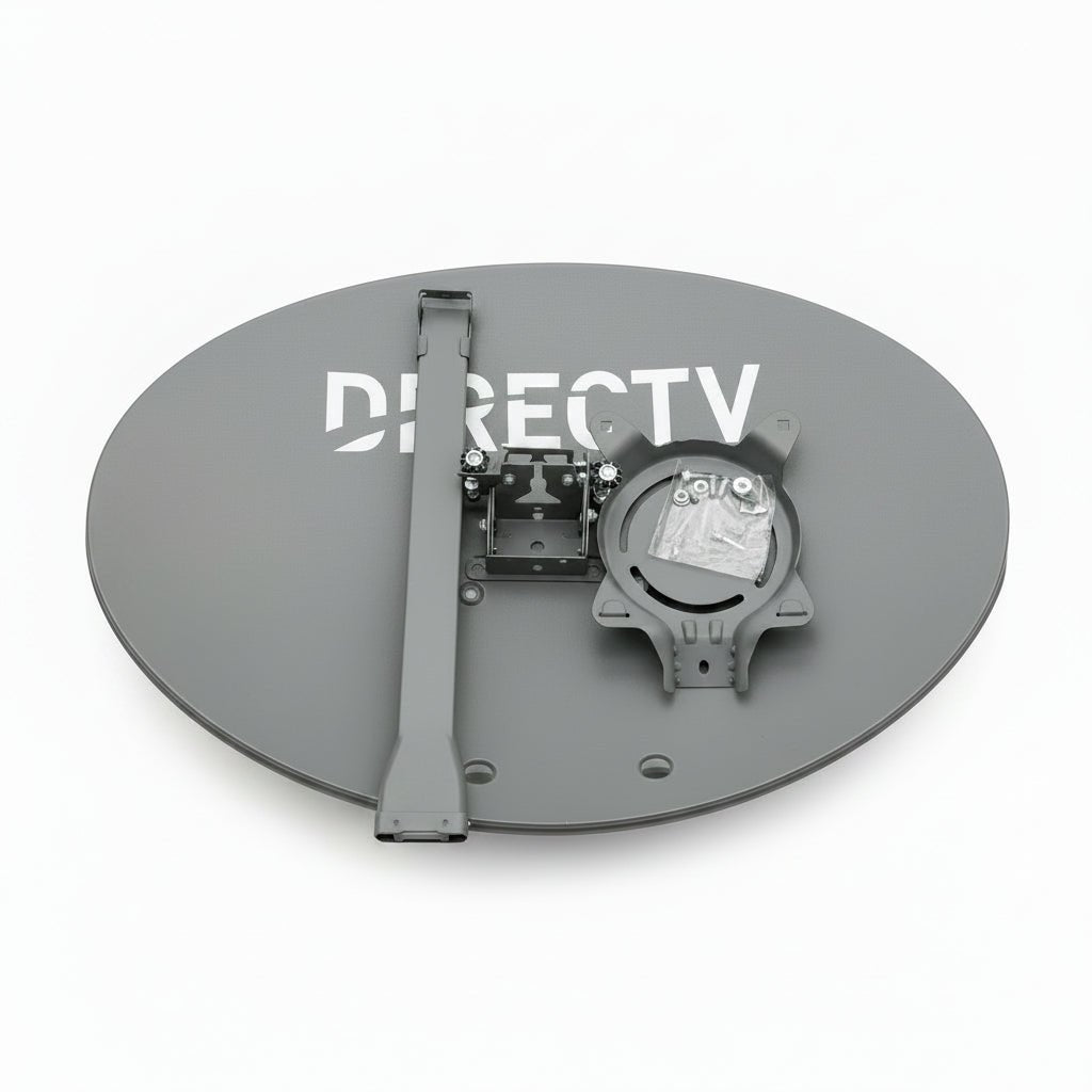 DirecTV Slimline Dish Reflector with Az/El Mount, LNB Arm & Hardware - The Satellite Shop