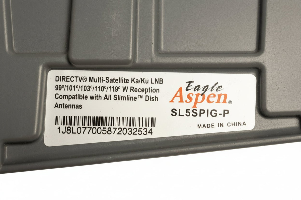DIRECTV SWM 5 LNB - Receives 5 Satellites (99°, 101°, 103°, 110°, 119°) - The Satellite Shop