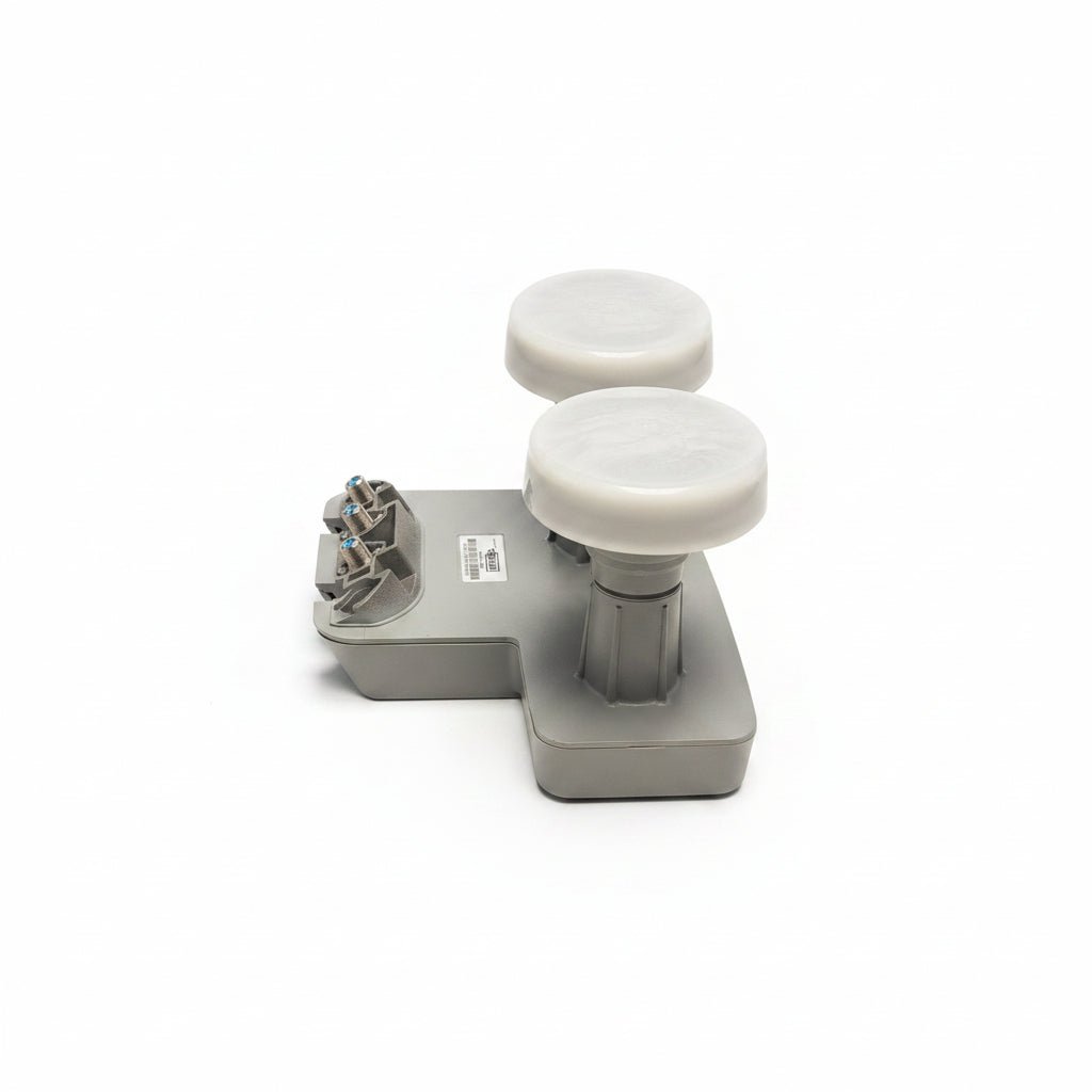 Dish 1000.2 DPP Twin LNB Eastern Arc 61.5° 72° - 3 Output - The Satellite Shop