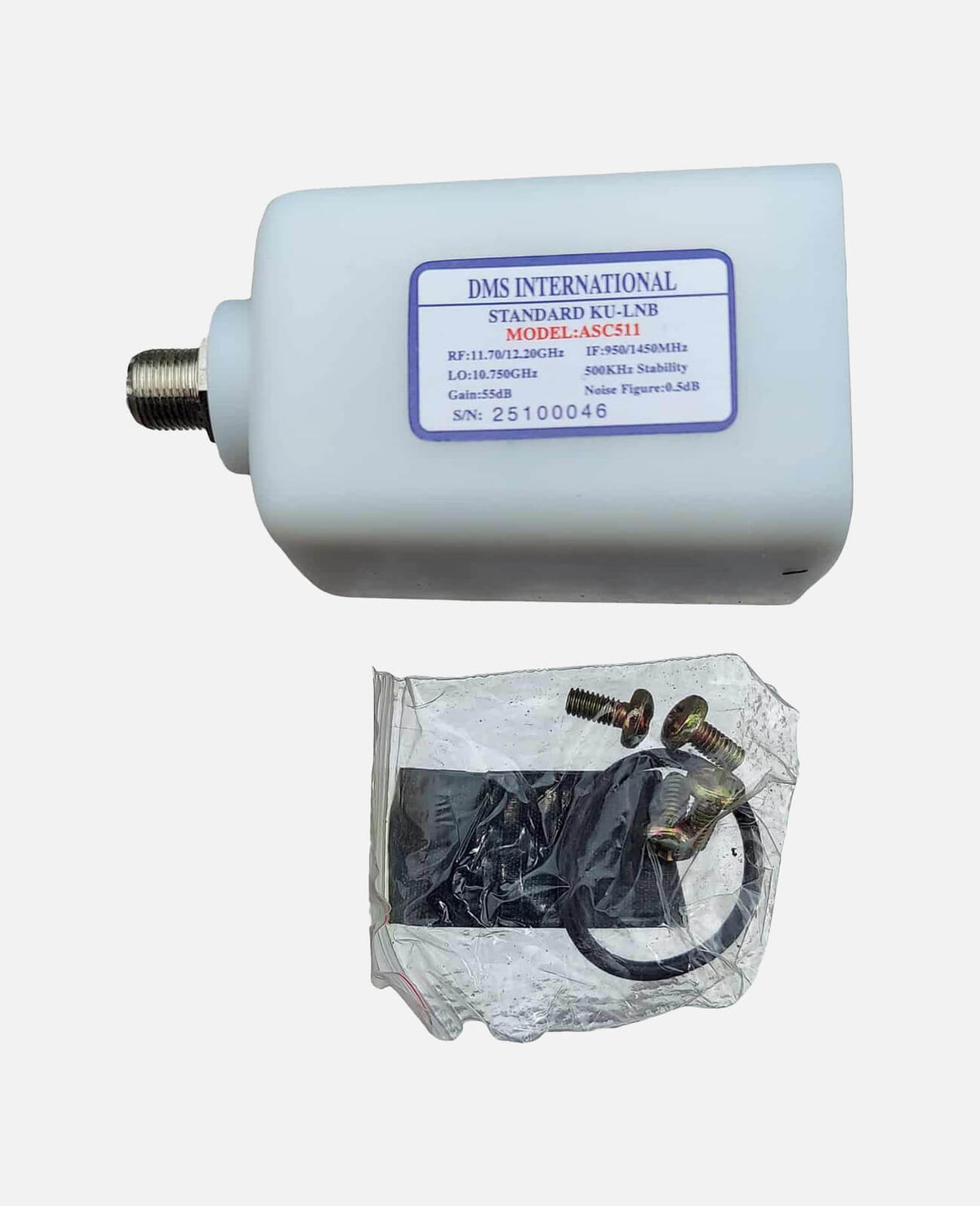 DMSI ASC511 500KHz High Stability Ku Band LNB (ASC511) - The Satellite Shop