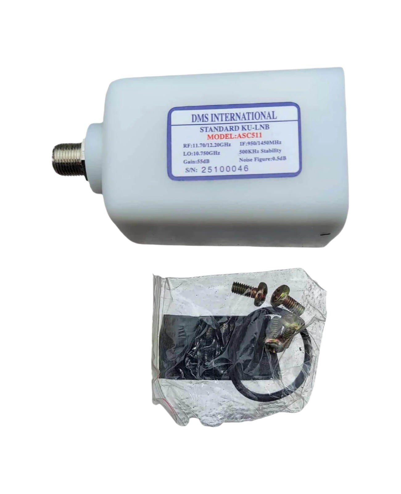 DMSI ASC511 500KHz High Stability Ku Band LNB (ASC511) - The Satellite Shop