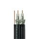 Dual RG6 Coax Cable w Ground, Solid Copper, 500', Directv Approved - The Satellite Shop