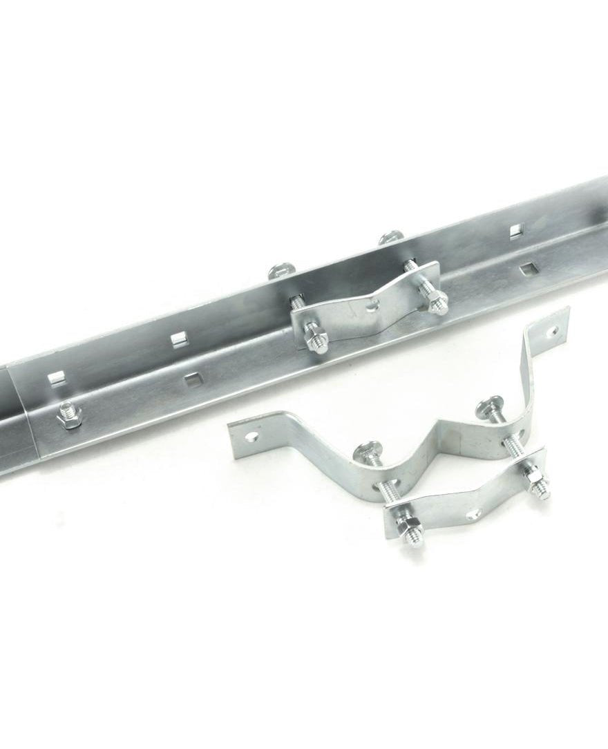 EZ Mount 45" - 60" Wide Adjustable Eave Mount for 1 1/4" to 2" OD Mast (EZ31) - The Satellite Shop