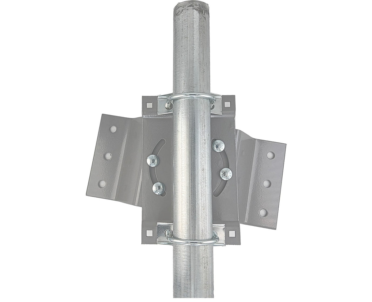 Facia Bracket Attaches Antenna Mast or 1 5/8" J Mounts to Eave - The Satellite Shop