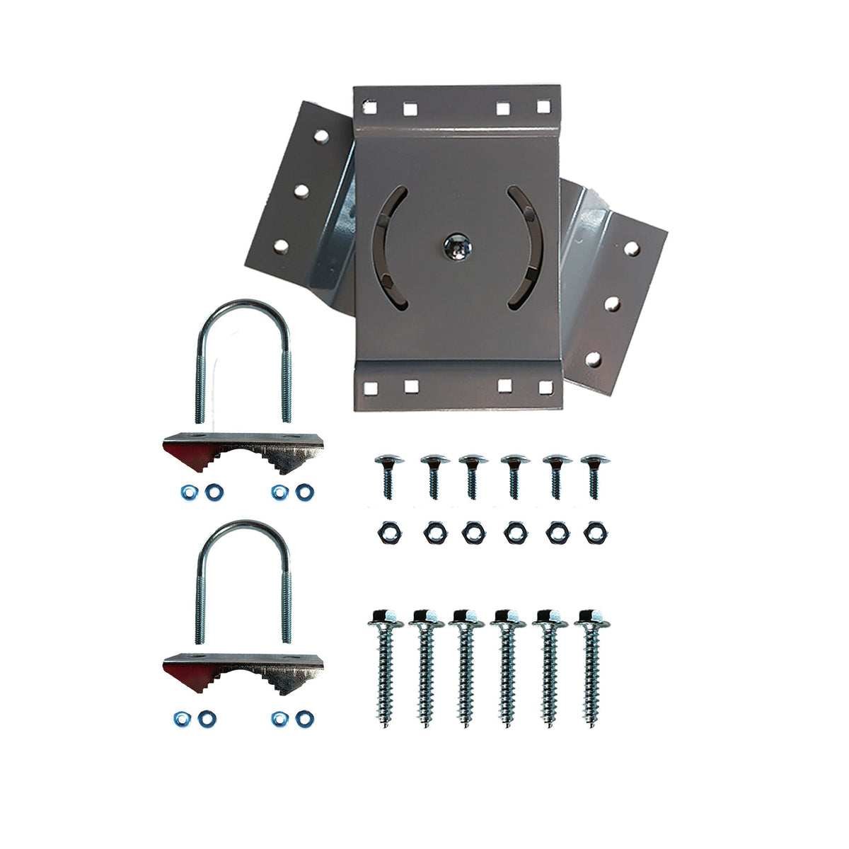 Facia Bracket Eave Antenna Mounting Kit for 1" - 1 5/8" OD Mast (Mast Not Included) - The Satellite Shop