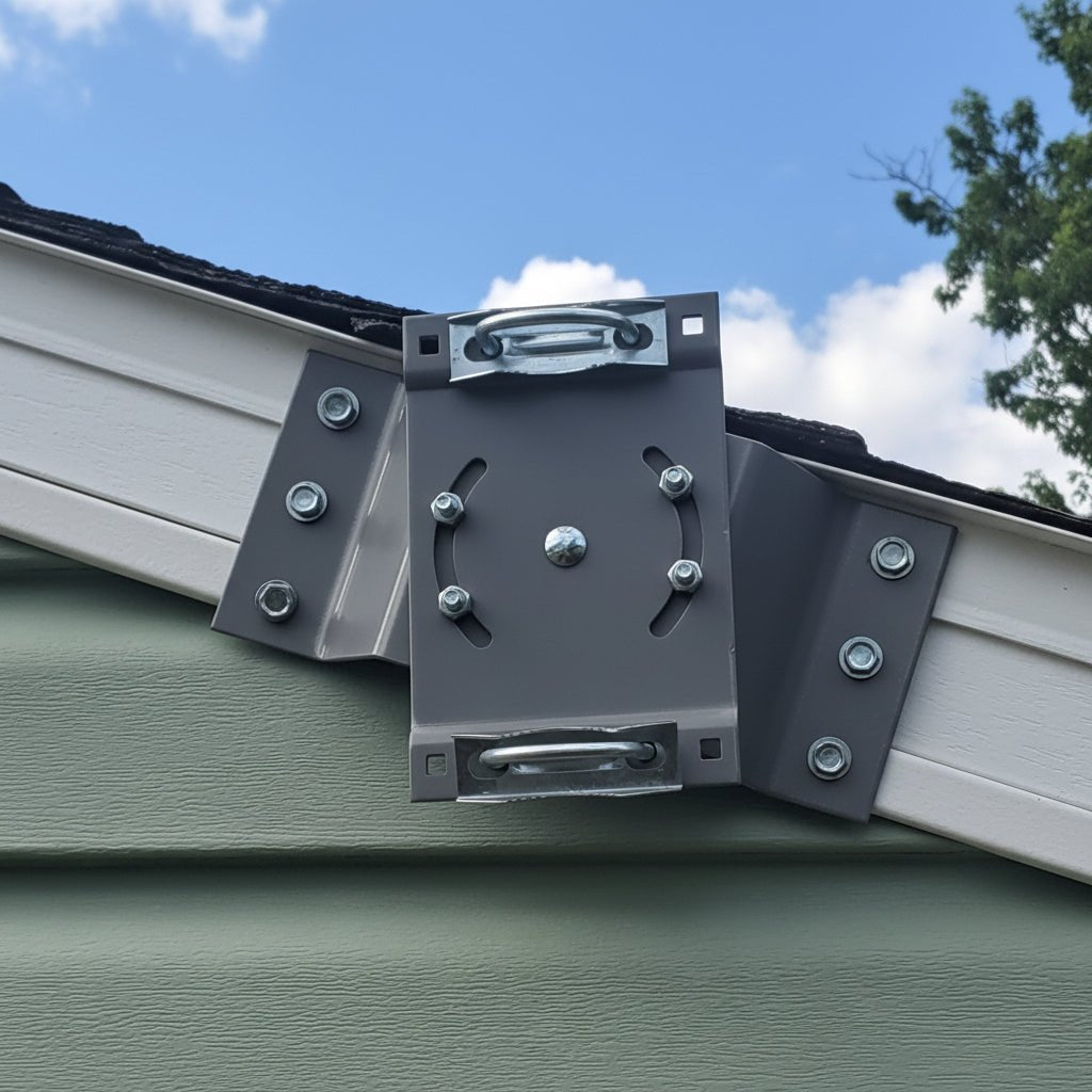 Facia Bracket Eave Mount Kit – U Bolt, V Jaw & Lag Bolts - The Satellite Shop