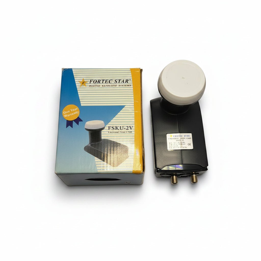 Fortec Star FSKU-2V Universal Twin Ku-Band LNB - The Satellite Shop