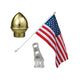 Heavy Duty Grade Flagpole Set - The Satellite Shop