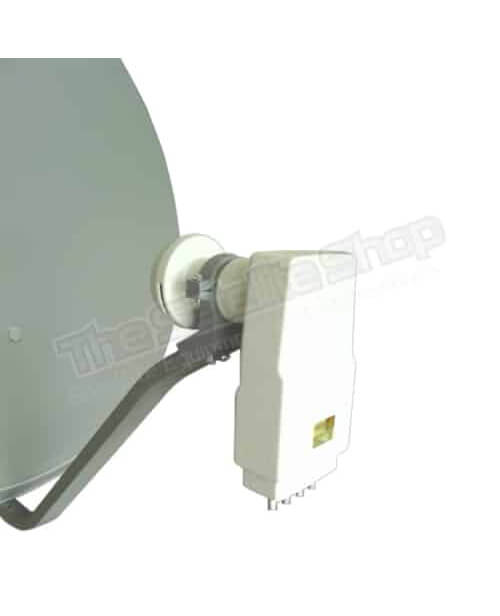 Invacom QPH - 031 Quad Polar Circular Linear Ku Band LNB - The Satellite Shop