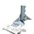 Low Profile 6" Starlink Roof Mount w Swivling Foot for V2 Square Dish - The Satellite Shop