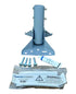 Low Profile 6" Starlink Roof Mount w Swivling Foot for V2 Square Dish - The Satellite Shop