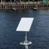 Low Profile 6" Starlink Roof Mount w Swivling Foot for V2 Square Dish - The Satellite Shop