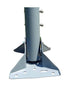 Low Profile 6" Starlink Roof Mount w Swivling Foot for V2 Square Dish - The Satellite Shop