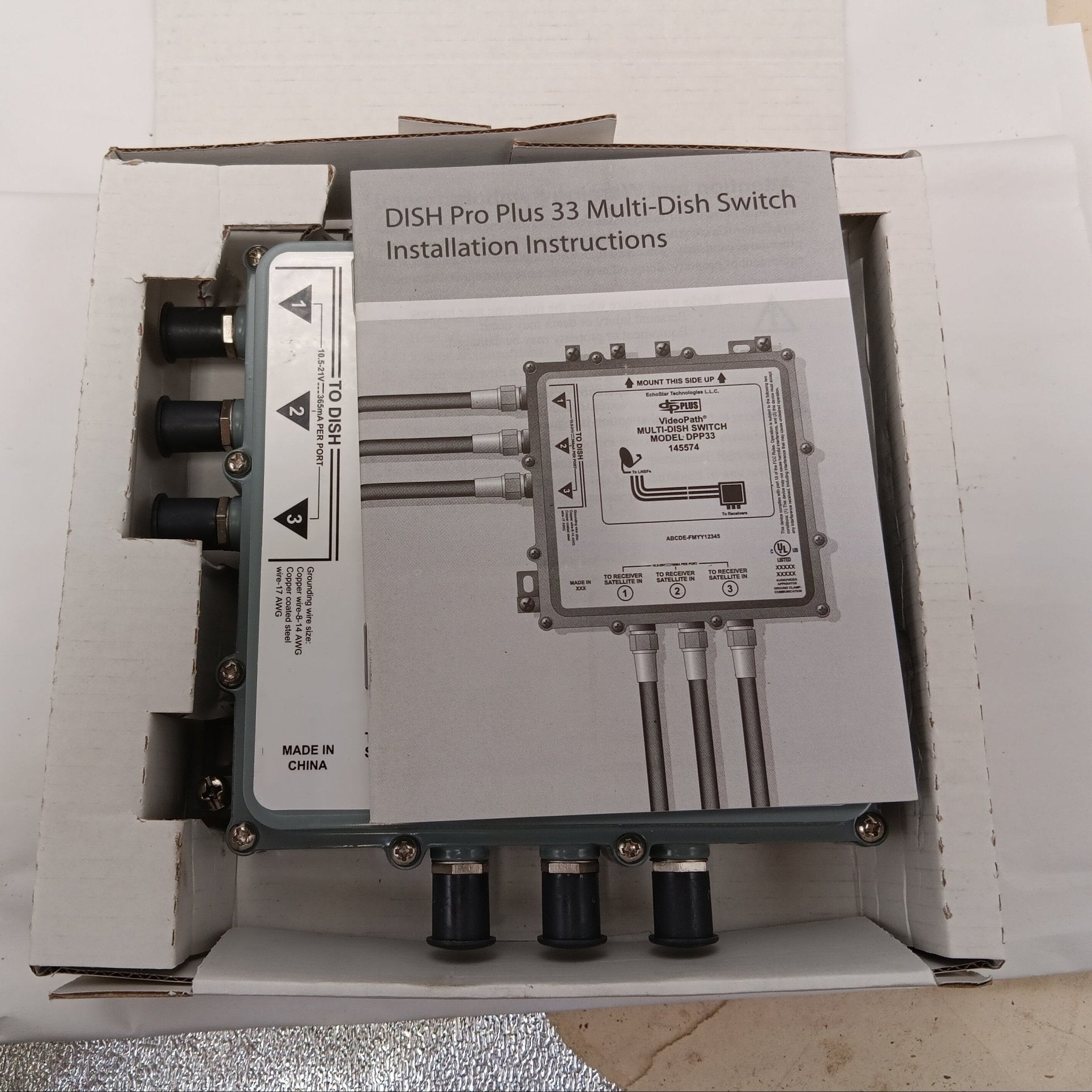 New! Dish Network DP33 Switch - The Satellite Shop