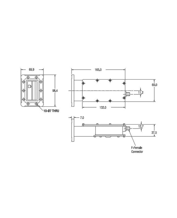 Norsat 3220 C - Band LNB, HIGH STABILITY, PLL +/ - 10 KHZ - The Satellite Shop