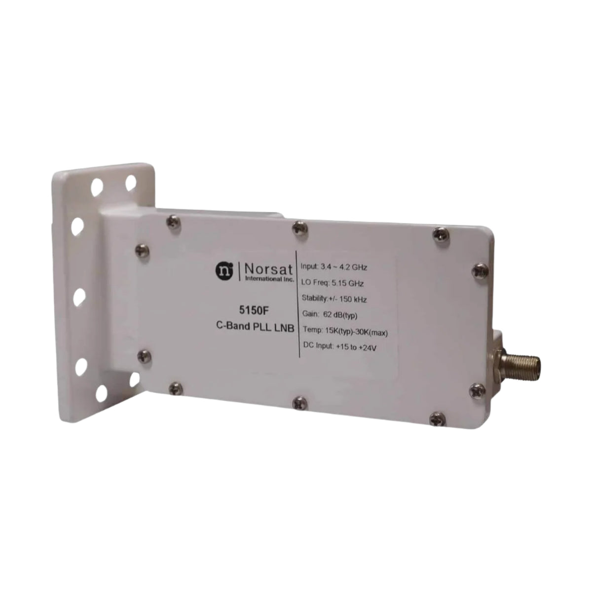 Norsat 5150F C - Band PLL LNB,+/ - 150 kHz,  F - Type Connector - The Satellite Shop