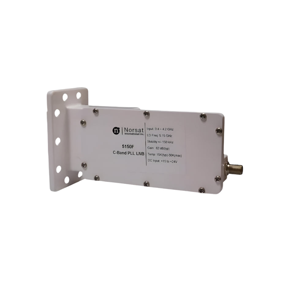 Norsat 5150F C - Band PLL LNB,+/ - 150 kHz,  F - Type Connector - The Satellite Shop