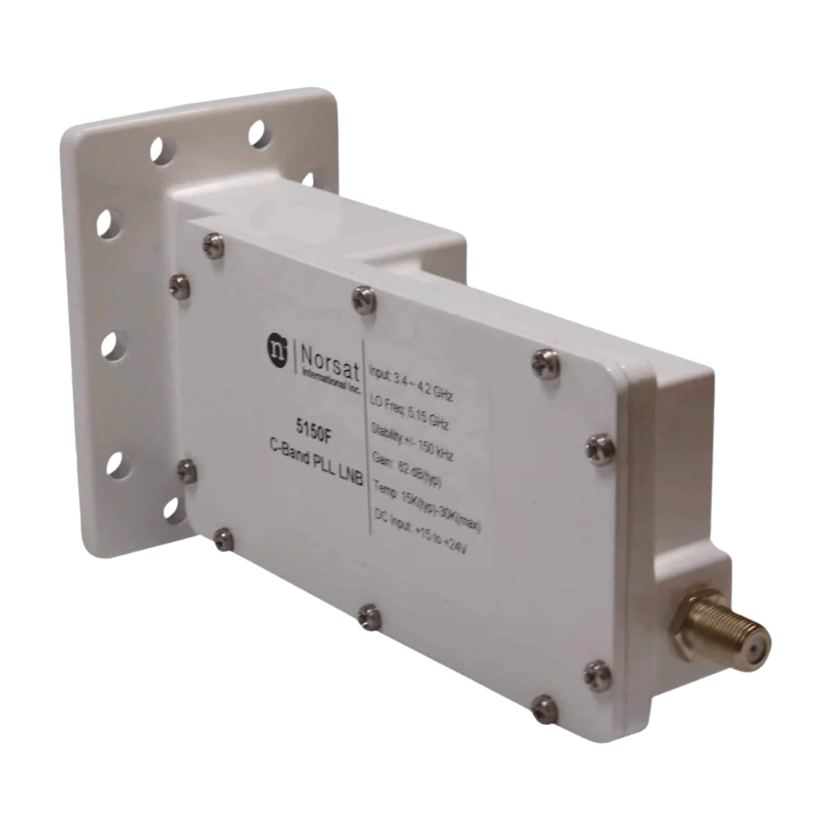 Norsat 5150F C - Band PLL LNB,+/ - 150 kHz,  F - Type Connector - The Satellite Shop