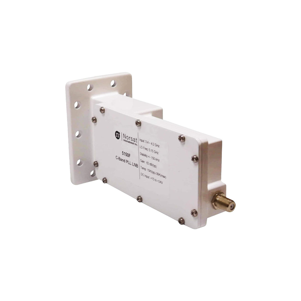 Norsat 5150F C - Band PLL LNB,+/ - 150 kHz,  F - Type Connector - The Satellite Shop