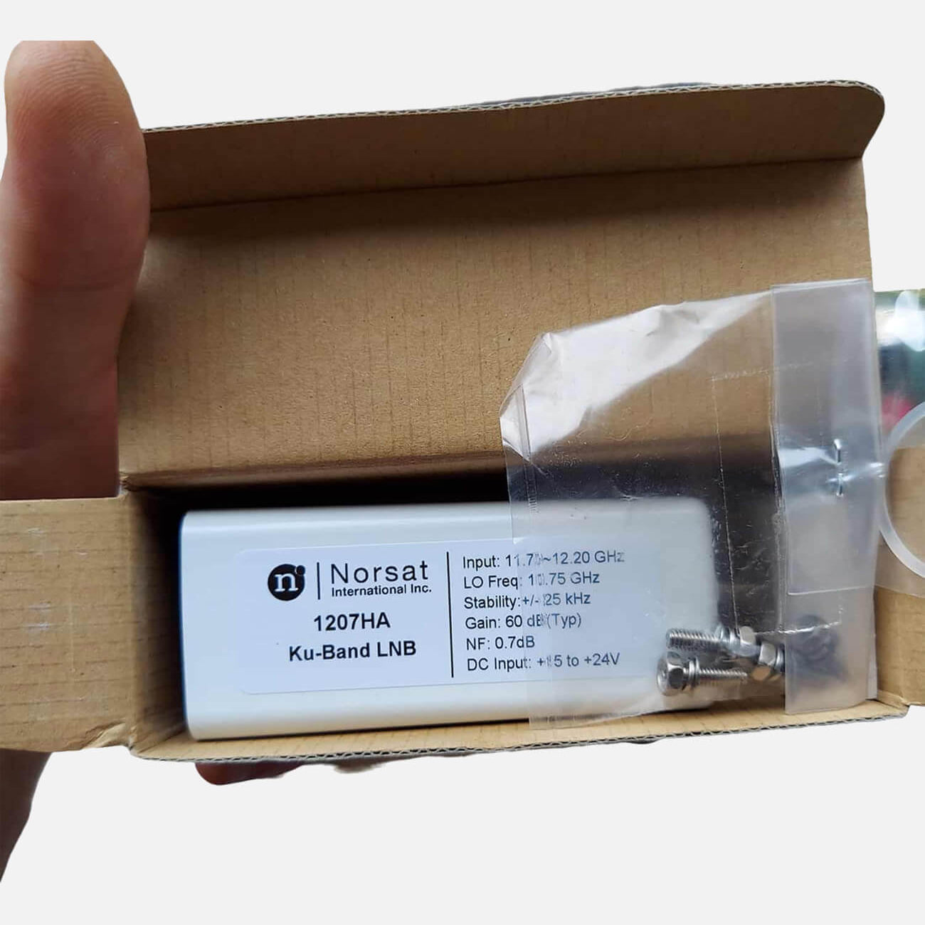 NORSAT LNB, KU - BAND +/ - 25 KHz, PLL (1207HA) - The Satellite Shop